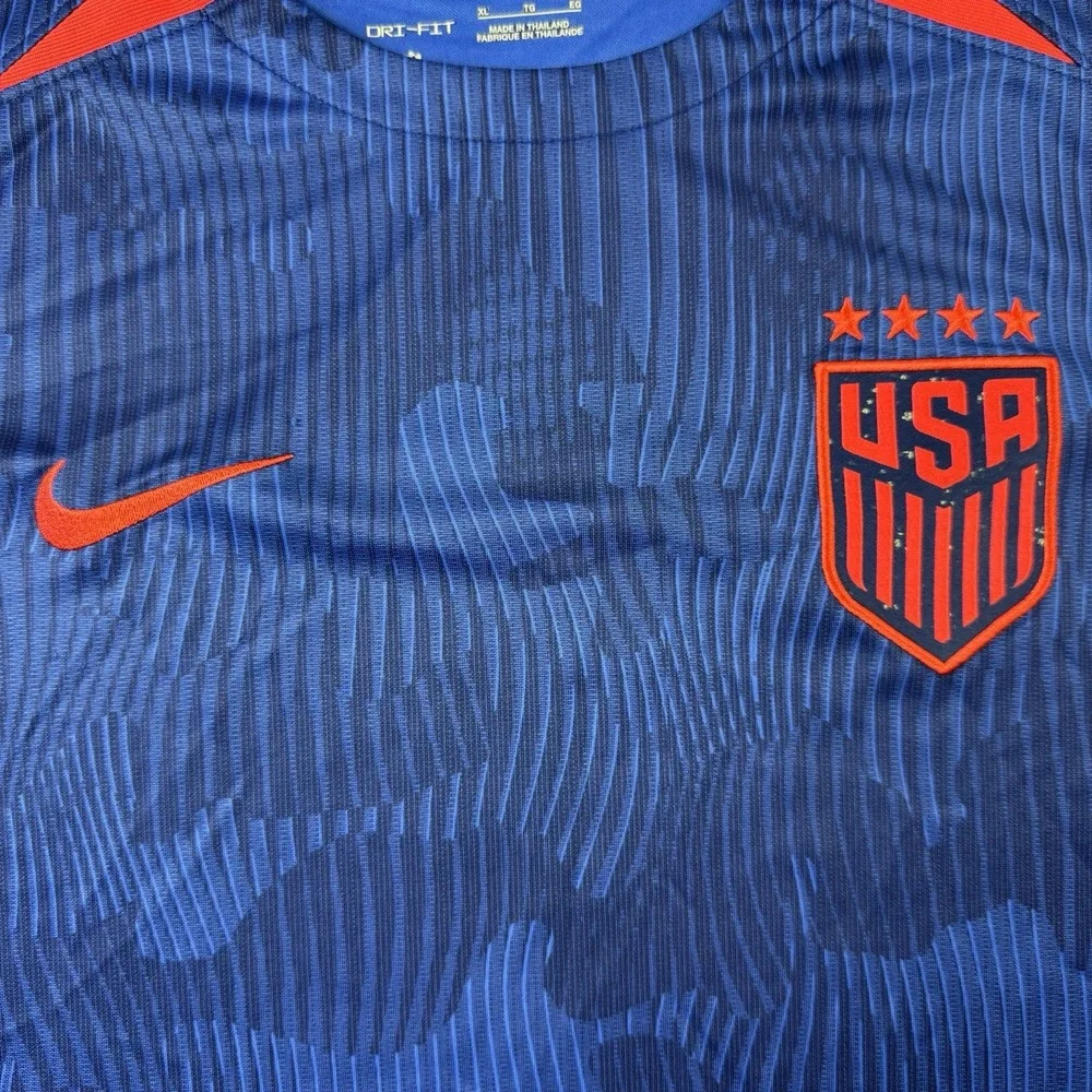 Nike USA Soccer Jersey Blue Red Performance Engineered DR3971-406 Mens XL